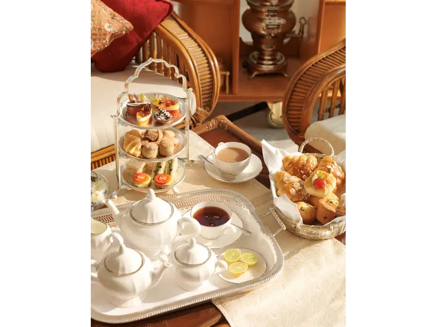 Experiencia High Tea en Taj Rambagh Palace durante un viaje de lujo a India